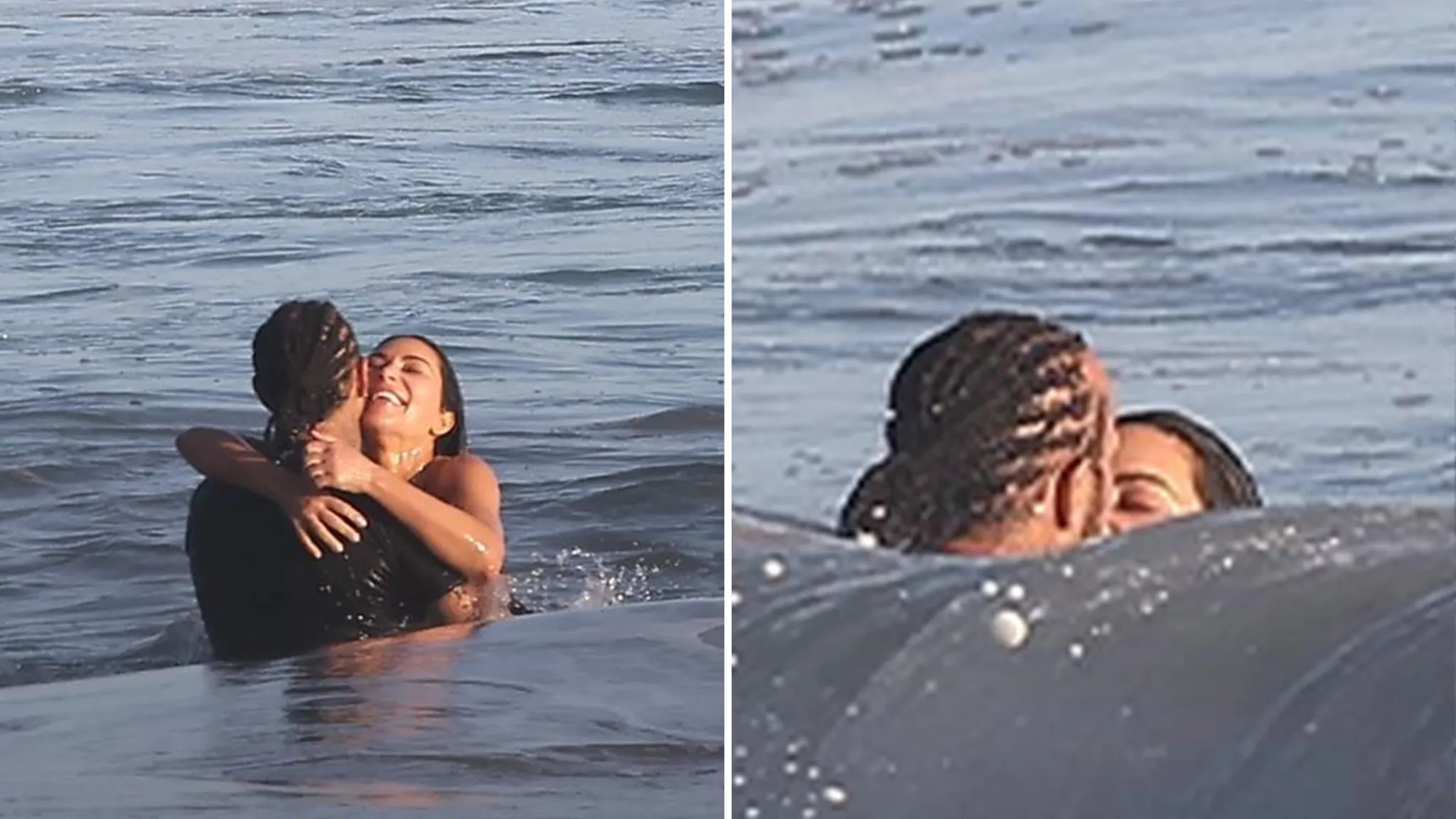 Kim Kardashian & Lewis Hamilton Tunjukkan PDA Saat Hari Pantai Malibu