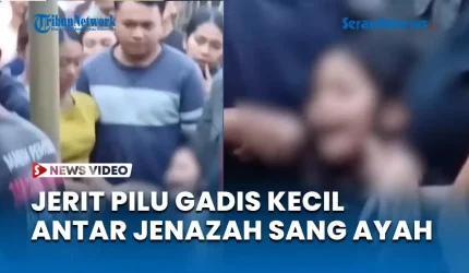 Ayah Dihajar Demi Ayam, Jeritan Sedih Gadis Kecil Mengantar Jenazah Ayahnya