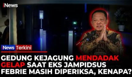 Detik berikutnya, lampu Gedung Kejaksaan Agung tiba-tiba padam saat eks Jampidsus diperiksa, apa yang terjadi?