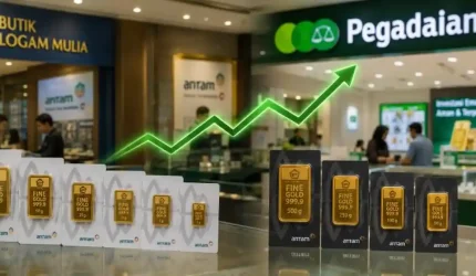 Harga Emas Pegadaian Menguat di Akhir Pekan, Cek Harga Galeri24, UBS &Antam Hari Ini 26 Juli 2026