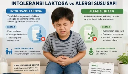 Intoleransi Laktosa vs Alergi Susu Sapi, Ketahui Perbedaan Penyebab dan Gejalanya