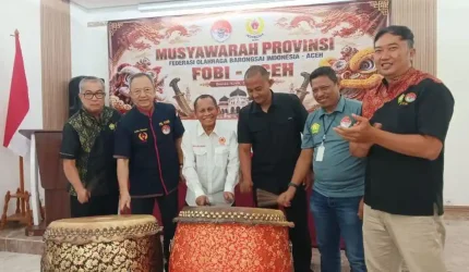 Murlin Terpilih Aklamasi Pimpin FOBI Aceh 2026–2030, Siap Perkuat Pembinaan & Raih Prestasi PON 2028