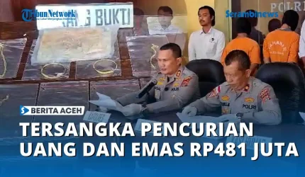 Polres Sabang Tetapkan Tiga Tersangka Pencurian Uang dan Emas Rp 481 Juta