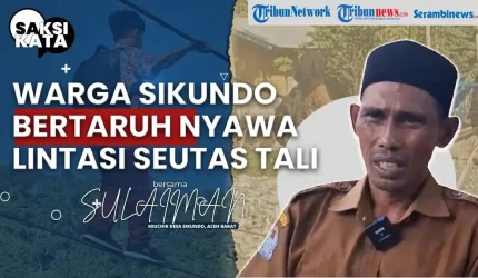 SAKSI VIDEO - Warga Pedalaman Sikundo Mempertaruhkan Nyawanya Menyeberangi Jembatan Tali untuk Beraktivitas