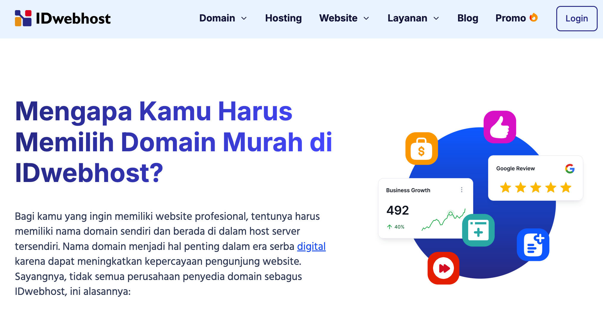 idwebhost domain murah