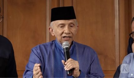 Amien Rais: Kemitraan Prabowo-Jokowi sudah putus dan perlu kita syukuri