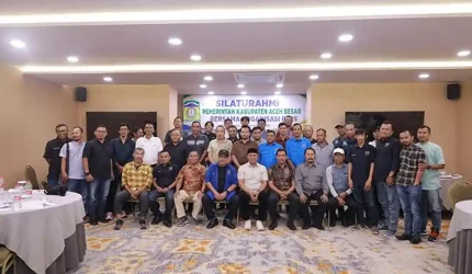 Bupati dan Wabup Aceh Besar Silaturahmi dengan Organisasi Pers