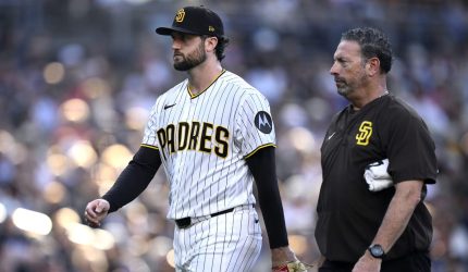 Casey Mize keluar dari start Padres pada inning ke-3 karena cedera pergelangan kaki