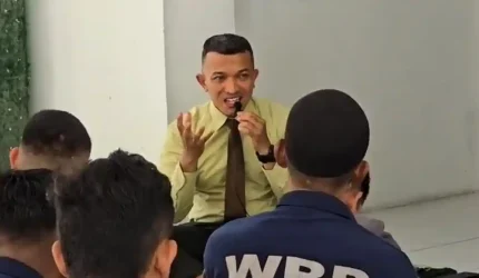 Danyon TP Abdya Isi Tausiah di Lapas Blangpidie, Sampaikan Motivasi dan Pesan Keagamaan