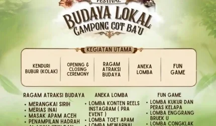 Dari Congklak hingga Enggrang Budeuk, Permainan Rakyat Meriahkan Festival Budaya Lokal Cot Ba’u