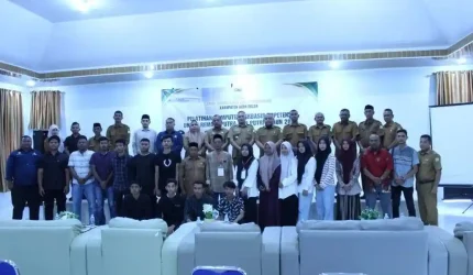Disnakertrans Aceh Besar Bekali Pemuda Transmigrasi Keterampilan Komputer