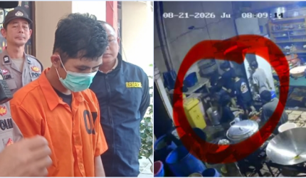 Duel dengan rekan kerja, mantan atlet Muay Thai, pekerja warung pecel Lele tewas