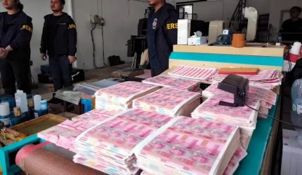 Kualitas Grade A, Rp. Uang Palsu Senilai 36 Miliar di Tangsel Akan Didistribusikan ke Bank Swasta