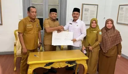Pemkab Bireuen Secara Resmi Hibahkan Tanah Untuk Kementerian Haji dan Umrah Bireuen, Ini Lokasinya