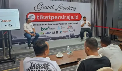 Persiraja Launching Platform Tiketpersiraja.id, Kini Beli Tiket Online Tak Perlu Tukar Gelang Lagi
