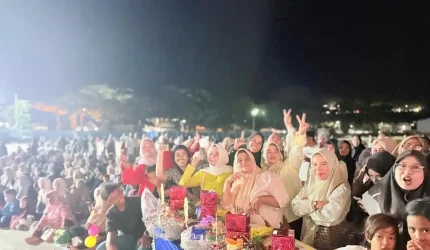 Ratusan Warga Padati Lomba Dangdut Wanita, Suasana HUT RI di Kuta Barat Sabang Makin Meriah