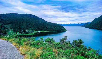 Danau Wissel saat ini. Danau ini pernah menjadi pusat gerakan mesianis yang disebut Wege. Gerakan ini terjadi pada tahun 1952-1954, saat Indonesia akan merebut Papua dari Belanda - IST