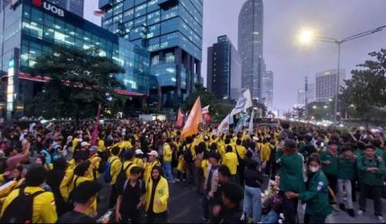 Tak Sampai Bundaran HI, Mahasiswa UI Bubar! Ancam Demo Lagi di Akhir Agustus