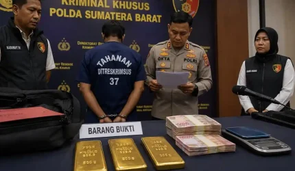 WNA India Ditangkap Terkait Dugaan Perdagangan Emas Ilegal, Sita 1,4 Kg Emas